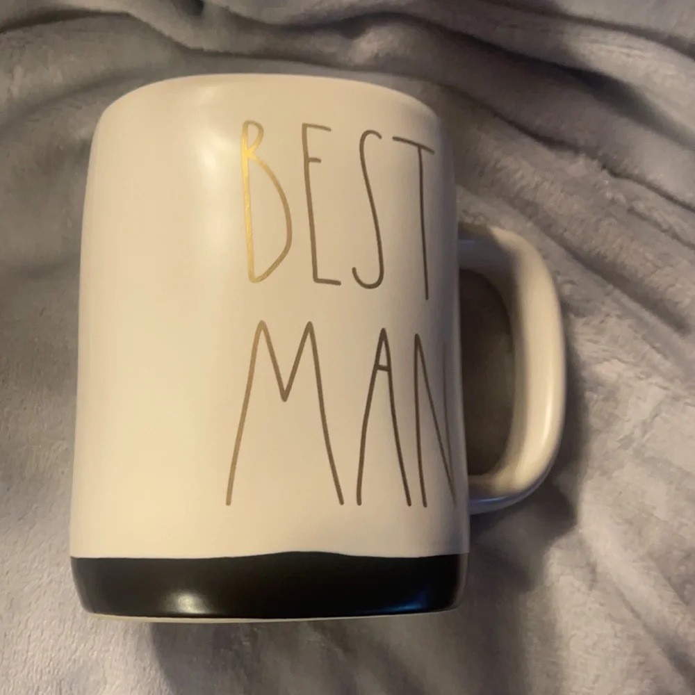 Rae Dunn “Best Man” Ceramic Mug